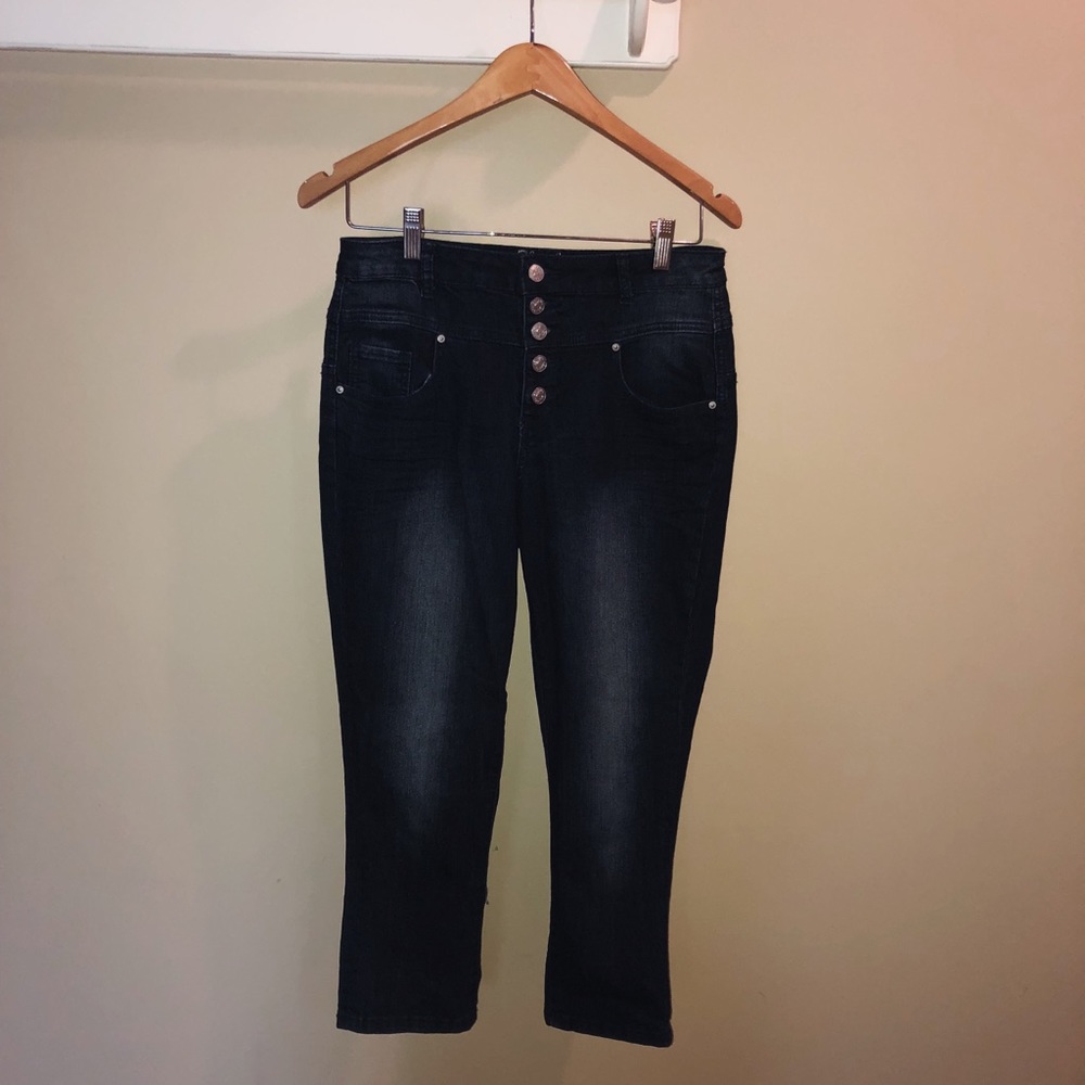 Delias Crop Jeans High wasted